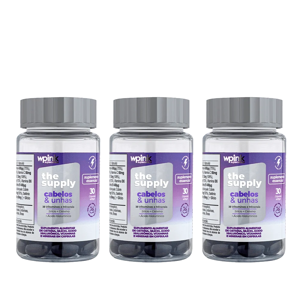 Kit 3 cabelos e unhas - wp