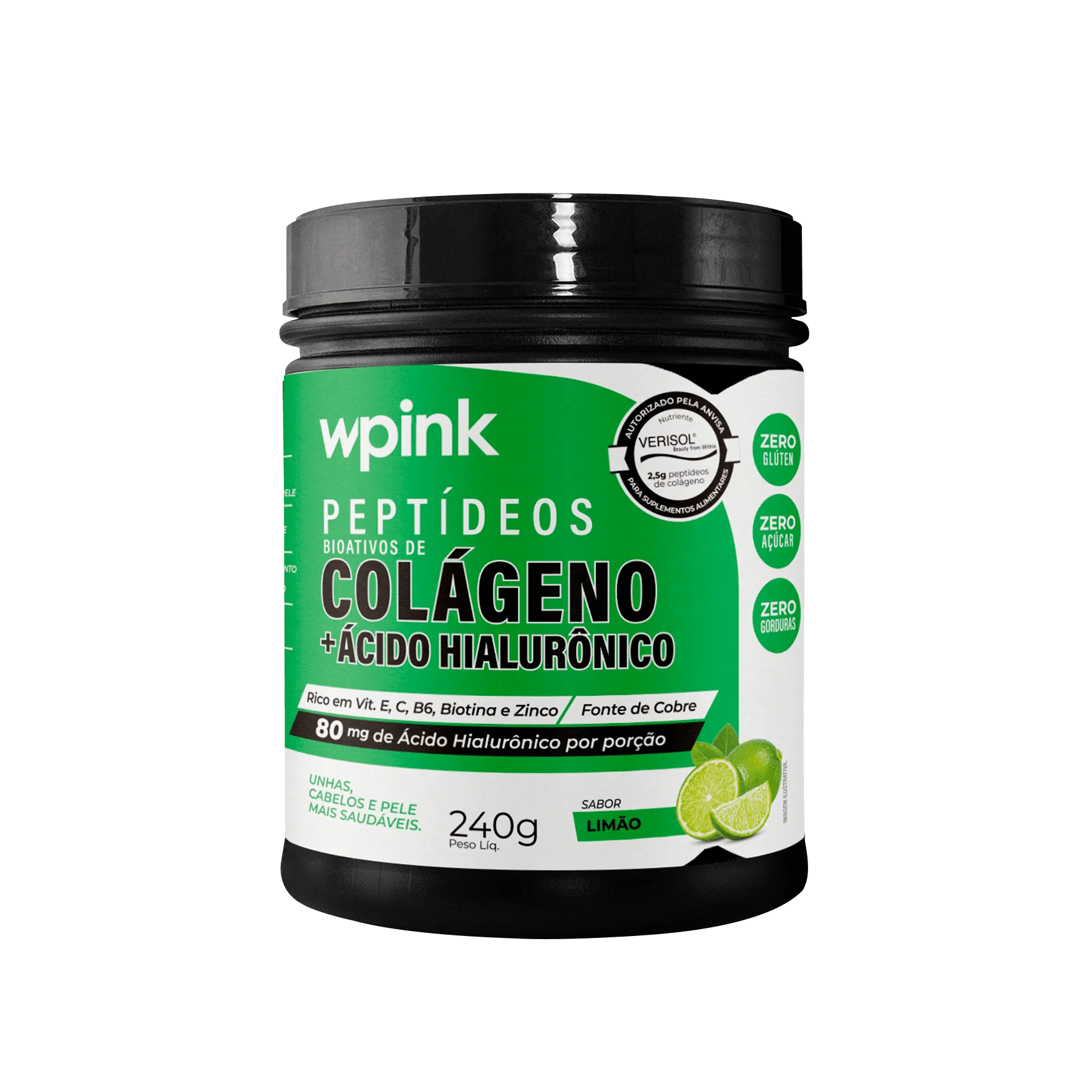 colágeno de limão - 240g -  the supply – wp