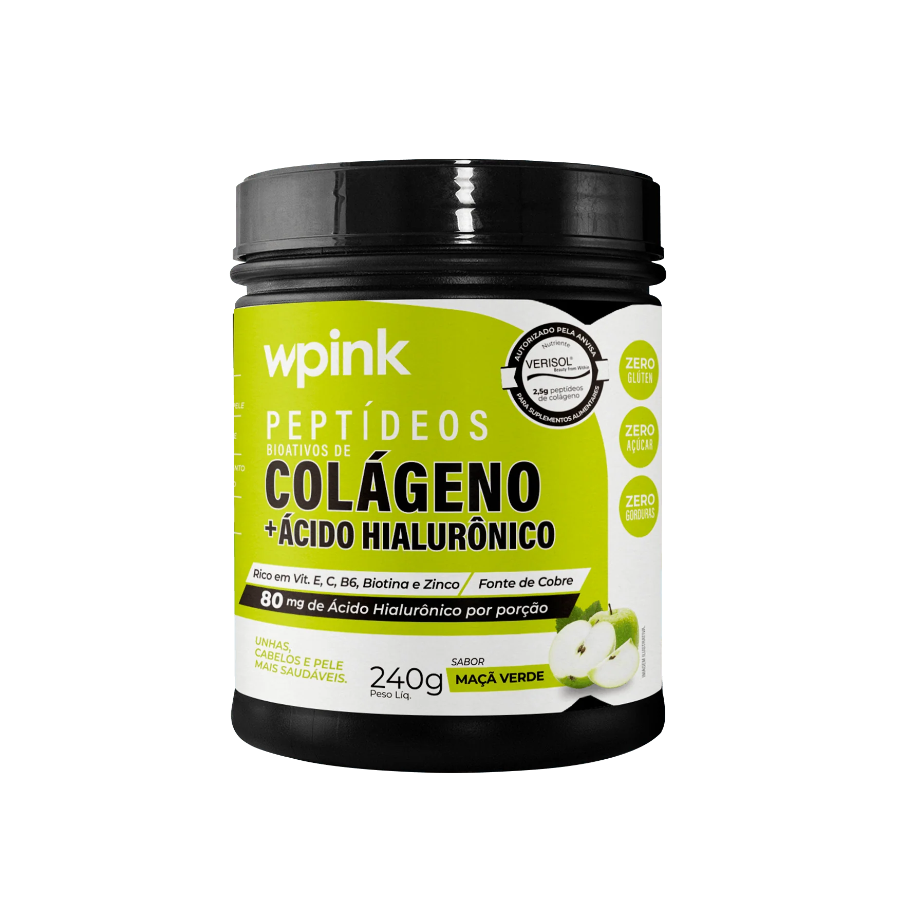 colágeno de maçã verde - 240g - the supply – wp